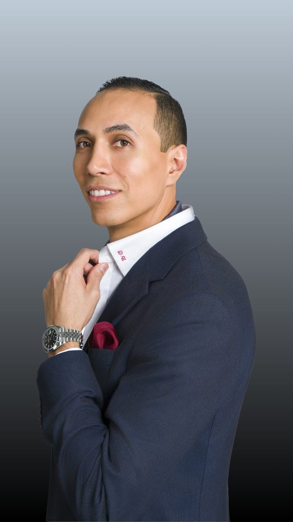 David Uribe, licensed barber and founder of Luxsive men's grooming, Coral Gables FL