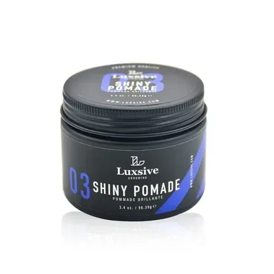 Luxsive Shiny Pomade and Matte Clay side by side comparison